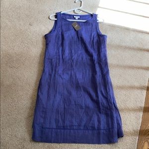 j.Jill love linen lilac-purple A-line shift dress